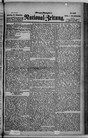 National-Zeitung vom 21.11.1875