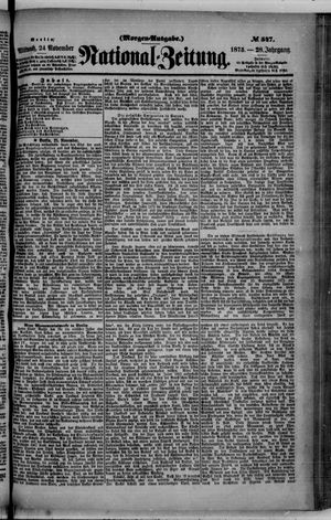 Nationalzeitung vom 24.11.1875