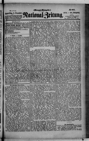 Nationalzeitung vom 02.12.1875