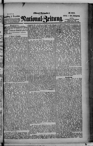 Nationalzeitung vom 02.12.1875