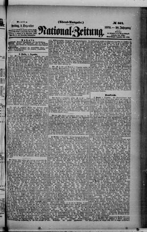 National-Zeitung vom 03.12.1875
