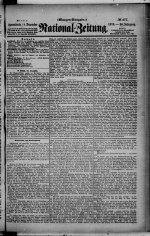 Nationalzeitung on Dec 11, 1875