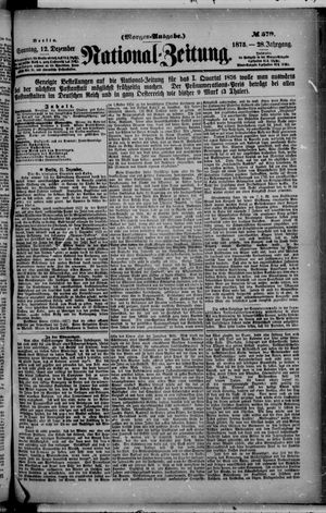 Nationalzeitung on Dec 12, 1875