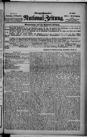 Nationalzeitung vom 19.12.1875