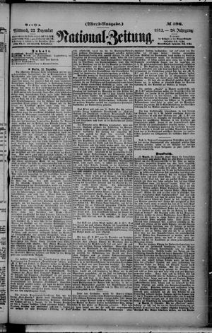 National-Zeitung vom 22.12.1875