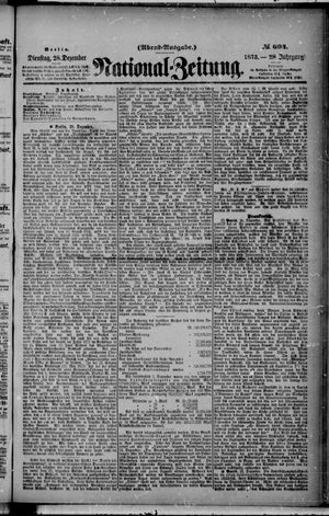 Nationalzeitung vom 28.12.1875