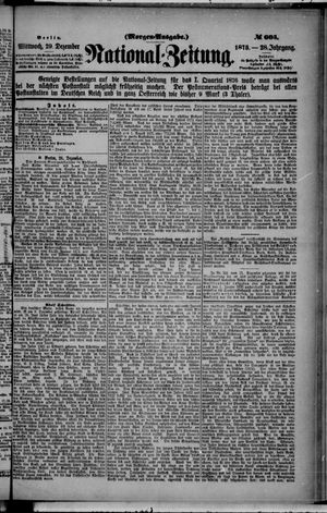 National-Zeitung vom 29.12.1875