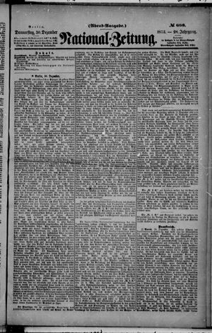 Nationalzeitung vom 30.12.1875