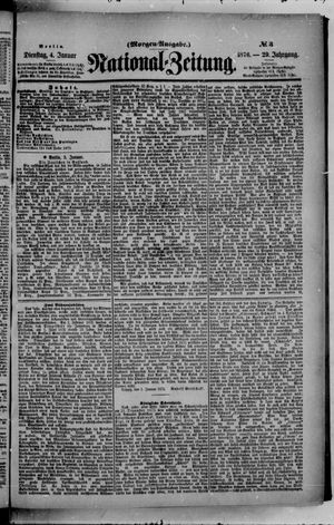 National-Zeitung vom 04.01.1876