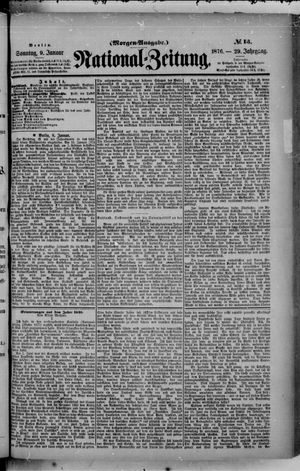 Nationalzeitung vom 09.01.1876