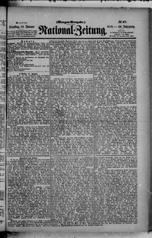 National-Zeitung on Jan 18, 1876