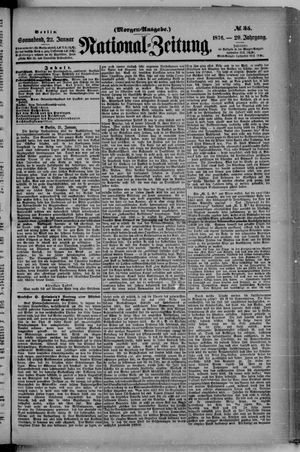 Nationalzeitung vom 22.01.1876