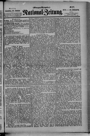 Nationalzeitung on Jan 23, 1876