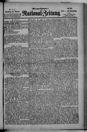 Nationalzeitung vom 25.01.1876