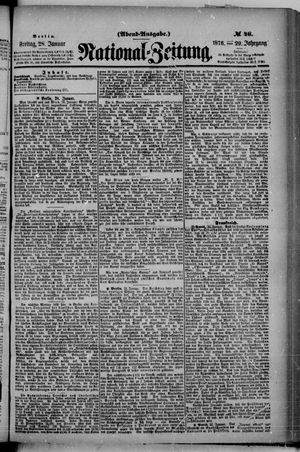 Nationalzeitung vom 28.01.1876