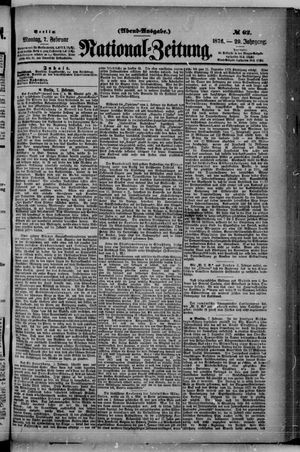 Nationalzeitung vom 07.02.1876