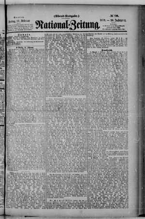 Nationalzeitung vom 11.02.1876