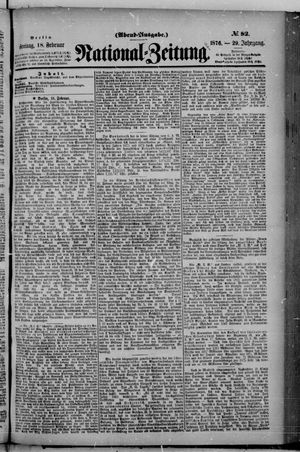 Nationalzeitung vom 18.02.1876