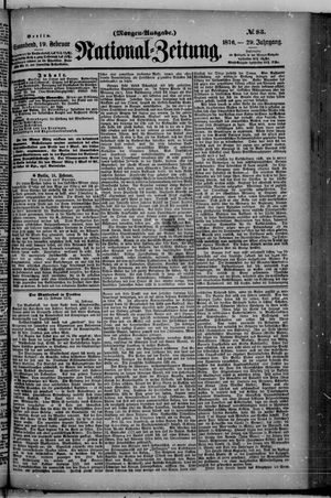 Nationalzeitung vom 19.02.1876