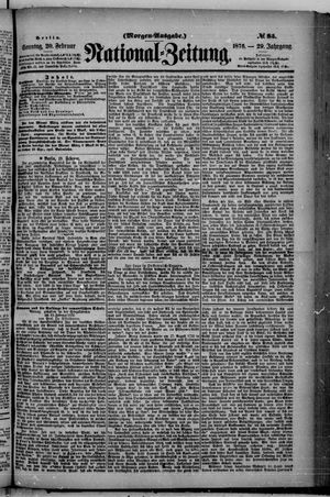 Nationalzeitung vom 20.02.1876