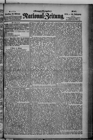 Nationalzeitung on Feb 22, 1876