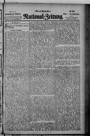 National-Zeitung vom 23.02.1876