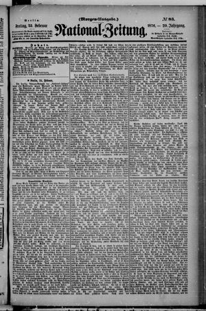 Nationalzeitung vom 25.02.1876
