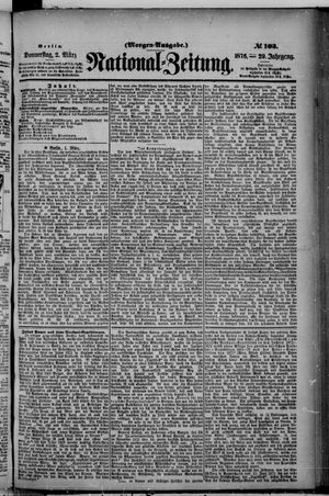 National-Zeitung vom 02.03.1876