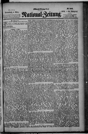 Nationalzeitung vom 04.03.1876