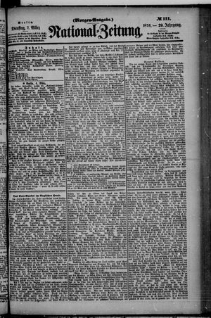 Nationalzeitung vom 07.03.1876