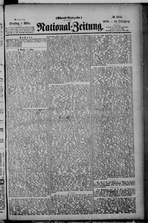 Nationalzeitung vom 07.03.1876