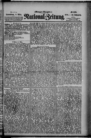 Nationalzeitung vom 11.03.1876
