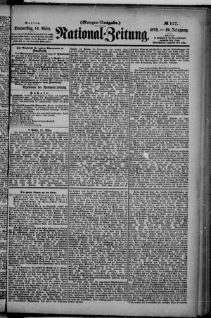 Nationalzeitung on Mar 16, 1876