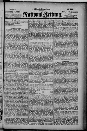 Nationalzeitung on Mar 16, 1876