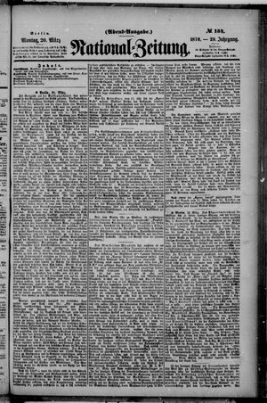 National-Zeitung vom 20.03.1876