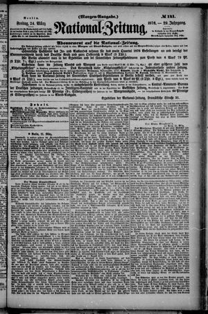 Nationalzeitung vom 24.03.1876