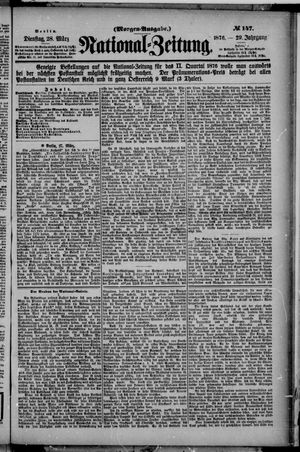 Nationalzeitung vom 28.03.1876