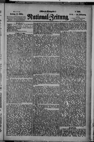 National-Zeitung vom 31.03.1876