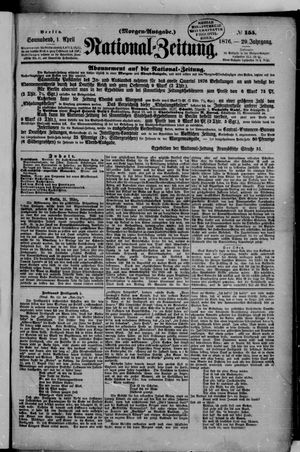 Nationalzeitung vom 01.04.1876