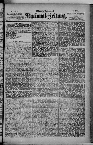 Nationalzeitung vom 08.04.1876