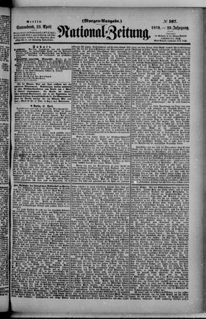 National-Zeitung vom 22.04.1876