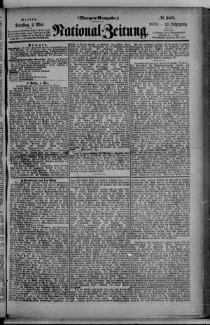 Nationalzeitung vom 02.05.1876
