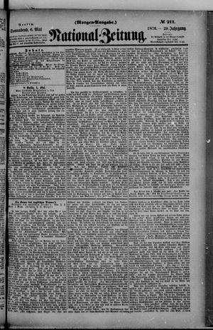 Nationalzeitung vom 06.05.1876