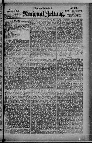 Nationalzeitung vom 07.05.1876