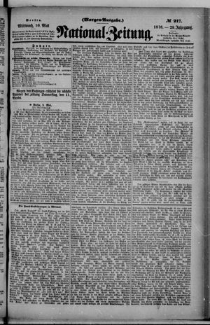 Nationalzeitung vom 10.05.1876