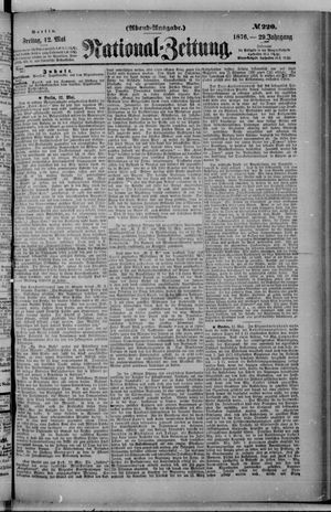 Nationalzeitung vom 12.05.1876