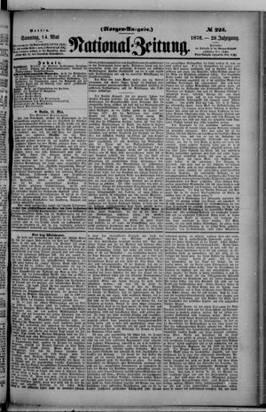 Nationalzeitung vom 14.05.1876