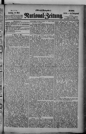 Nationalzeitung vom 19.05.1876