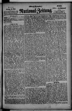 National-Zeitung vom 26.05.1876