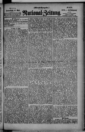Nationalzeitung vom 27.05.1876